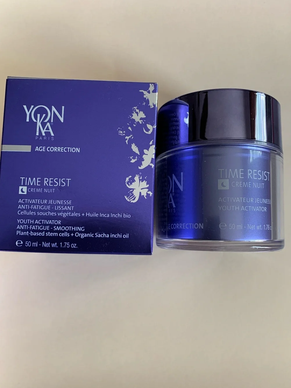 YONKA PARIS Time Resist Night Cream - Youth Activator Activateur Jeunesse